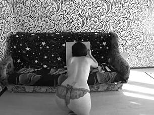 Wanna see lesbian milfs with strap-on in black and white cinema pov?