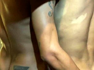 Steamy black group sex with big dick daddy and gay men