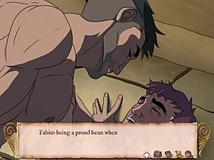 roman gladiator hunks fight for freedom in christmas yaoi episode