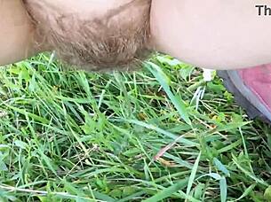 Gay men enjoy rough sex in the great outdoors in a forest setting