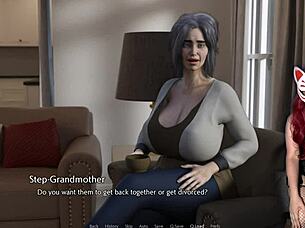 Young and old come together in this anime-style porn video