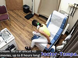 Doctor Tampa's kinky exam with virgin patient Aria Nicole