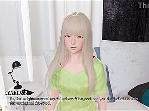 New anime porn game with 3D animation called Ripples 43