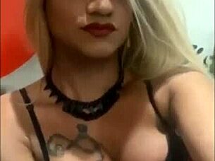 Crossdressing Tgirls in a solo performance of prostitution