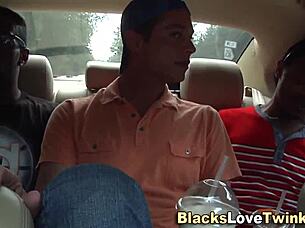 African American gay man ejaculating with a big dick