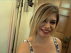 Young wife's best friend Sara St. Clair in action