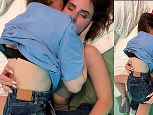 Hot birthday surprise with rough sex and cumshots