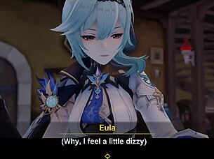 3D animated Eula hentai with group fucking and cartoon porn