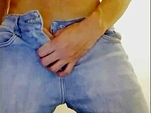 big cock gay showing off on webcam.