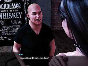 Married woman gives a footjob to a man with a big dick in a comic style