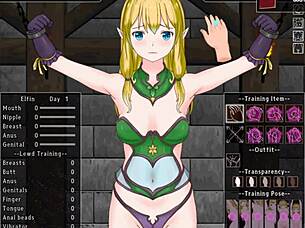 Commented gameplay of the new porn game, Lewd Elves