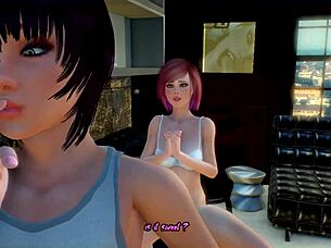 Overwhelmed by Futa Dickgirl! Shy Guy Takes 3D Anal Sex Animation.