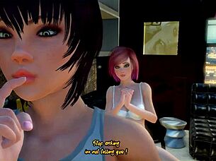 Overwhelmed by Futa Dickgirl! Shy Guy Takes 3D Anal Sex Animation.