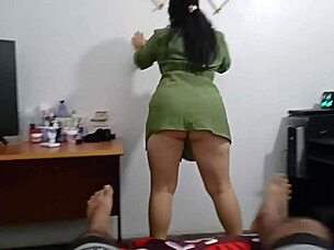 Wife catches her stepmother in the act with her son
