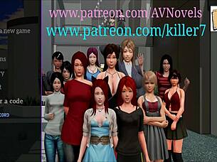 In My New Family 172, the stepmom exclaims, 'Fuck me harder!' during erotic scenes