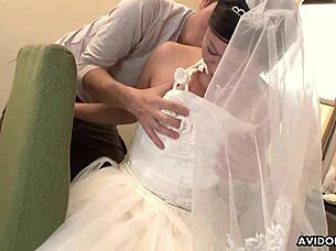 Hardcore Japanese bride Emi Koizumi's wild wedding ride