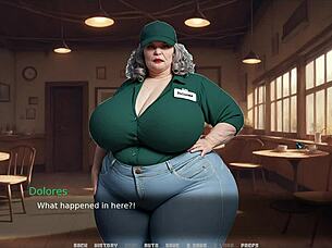 Naughty MILF gets her ass pounded in 3D game