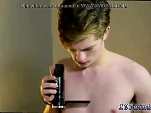 Gay boys porn with hot Russian twink and bareback sex