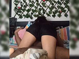 A big asses secretary has sex with her boss to get a job in his company. Part 1