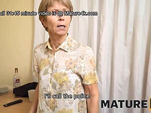 Mature4k bed's comfort tested by old European couple's sex