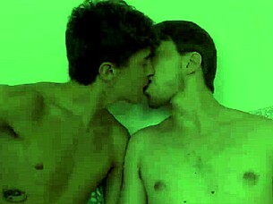 Straight boys in hardcore action with big dick cock