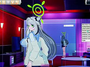 Experience love hotel fun in Koikatsu with big-boobed girls