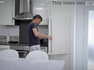 unplanned threesome with redhead blonde bisexual hentai