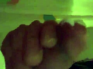 mature woman masturbates outdoors