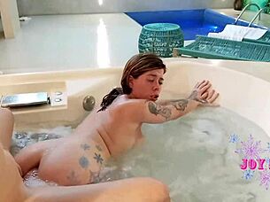 Big cock monster fucking little bitch in alternative porn