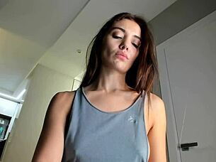 Hot webcam action from a Russian beauty