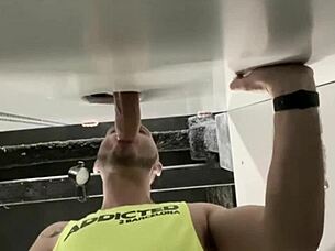 This is a compilation of hot gay glory hole blowjobs in Barcelona