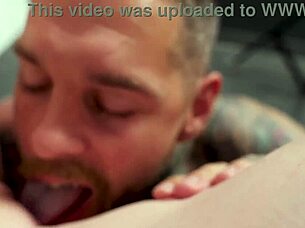 Having a hot shower with a steamy affair with a married woman in a hotel bathroom
