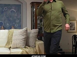 Lauren Phillips and Tommy Pistol in hot scene with choking and doggy style action
