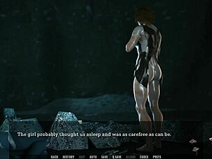 A walkthrough of the never-ending abyss in a visual novel game on PC