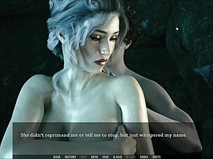 A walkthrough of the never-ending abyss in a visual novel game on PC