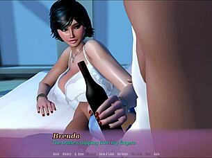 Stepmom's teasing and taboo hentai game with big tits