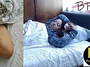 Waking up my hermaphrodite hermana to ride a dick