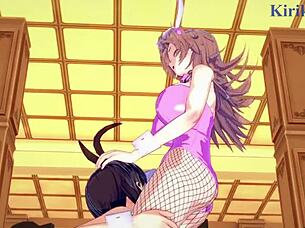 Intense lesbian scenes in Super Robot Wars hentai
