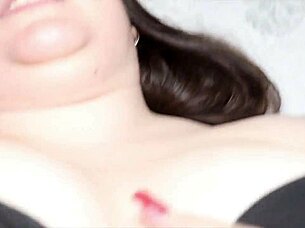 Beautiful BBW in hot homemade video, great ass and big boobs