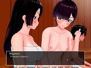 3D animated video of a high school tutor’s naughty antics