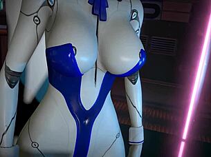 Subverse parody: Demi sex robot upgrades test sequence in 3D adult animation
