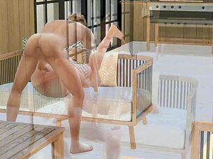 Sulani's hot day with hot Sims in 3D porn movie