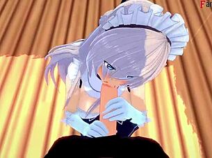 See through the action in Belfast: Free POV Azurlane