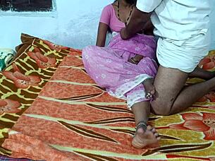 Homemade Indian porn with hot wife in doggy style
