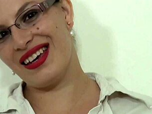 Fiby, a busty MILF, wants a black cock in a threesome with an interracial couple