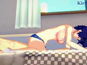 Naoto, Rise, and Yu in steamy Persona 4 hentai