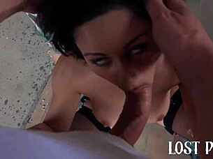 Beautiful dream of rough sex with the construction worker in the abandoned place