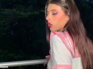 Big-chested Colombian teen gets anal fisting and rough sex