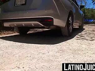 Tattooed Latino Cain Gomez bred hard outdoors in gay film