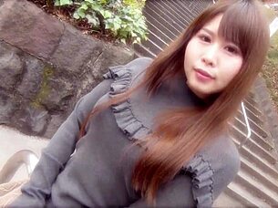 Eri Makino, a busty and curvaceous MILF in a naughty scene